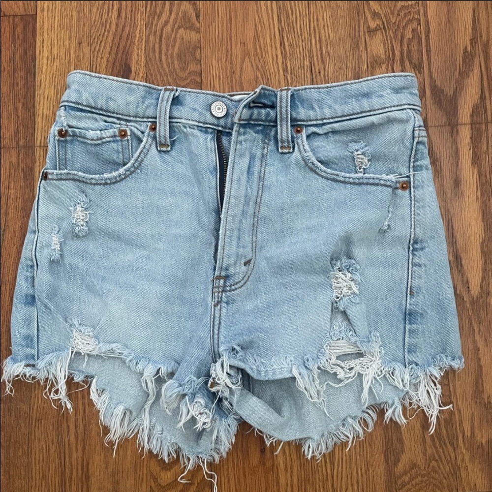 Abercrombie High Rise Mom Shorts